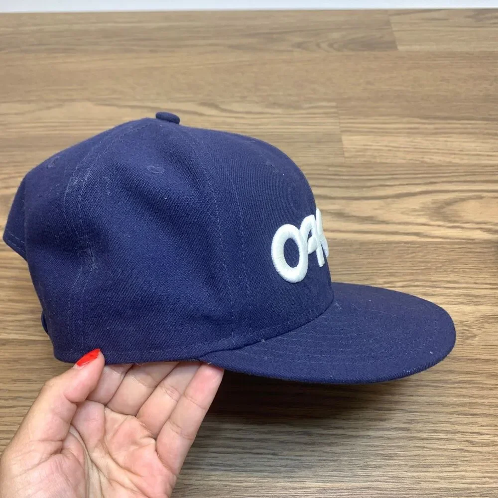Oakley New Era Snapback Hat Blue Polyester‎ Cap